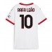 AC Milan Rafael Leao #10 Bortedrakt Dame 2024-25 Korte ermer